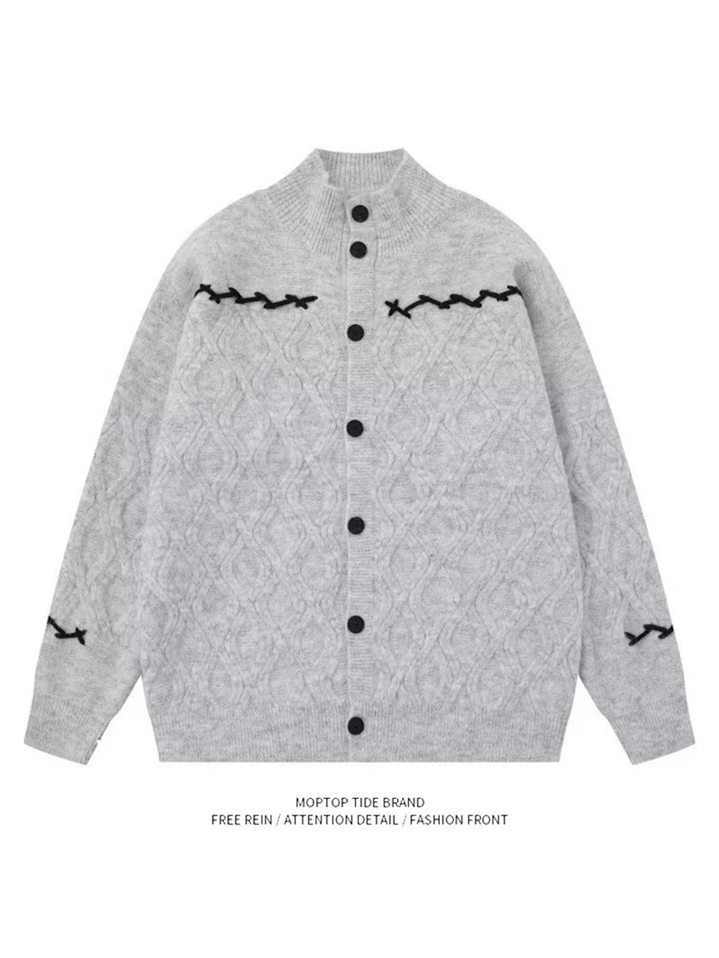 

Женский вязаный кардиган WHXS с длинными рукавами, повседневный, для весны и осени, новинка, комфортный, свободный крой