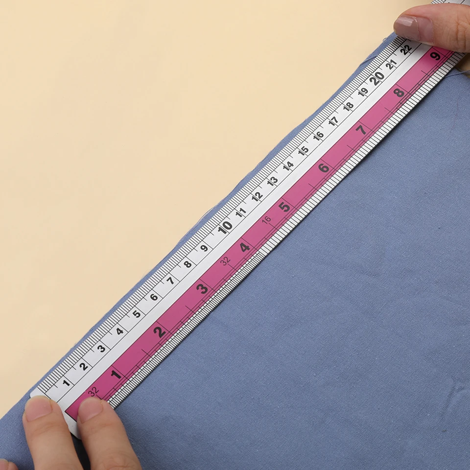 Fniiva 2/5/10PCS 30cm Professional Aluminum Alloy Straight Ruler Colorful Ruler Measuring Tapes Handle Tools