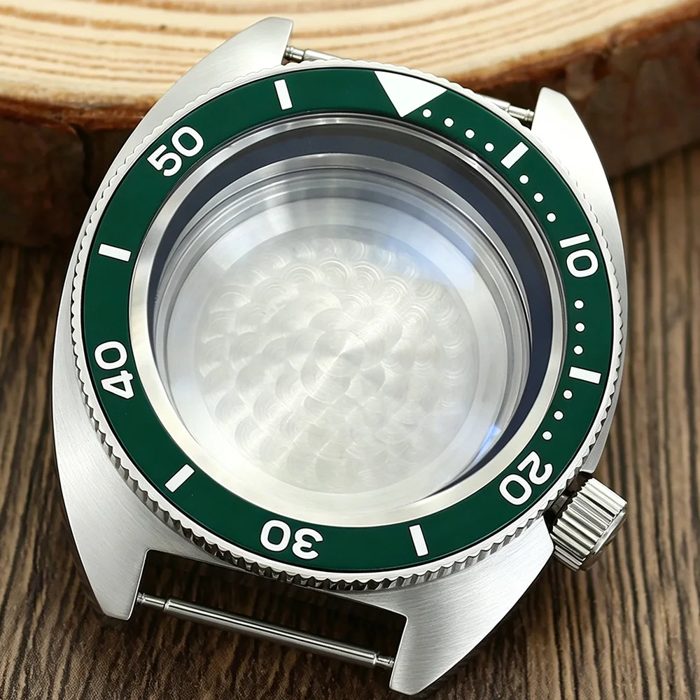 41mm NH35 Watch Case Sapphire Crystal Waterproof for NH34 NH35 NH36 Movement SKX Tuna Turtle Abalone Mod parts With chapter Ring