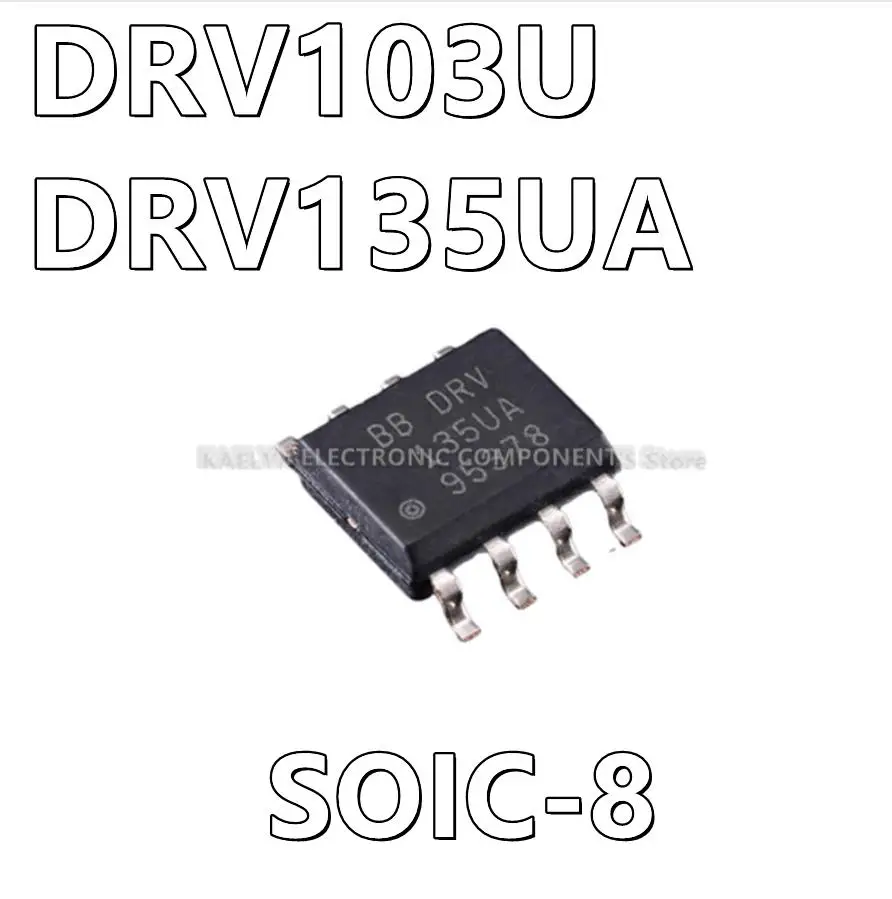 10pcs/lot DRV103U 103U DRV135UA  135UA Power Switch/Driver 1:1 N-Channel 1.5A Audio Line Driver 1 Channel  8-SOIC