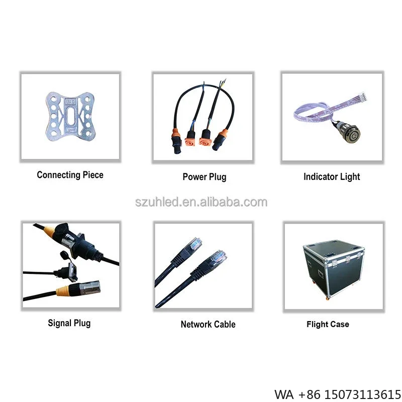 

Indoor Outdoor P2.976 LED Display 4K IP65 Waterproof 5000cd Screen 500x500/500x1000mm for Rental Video Wall