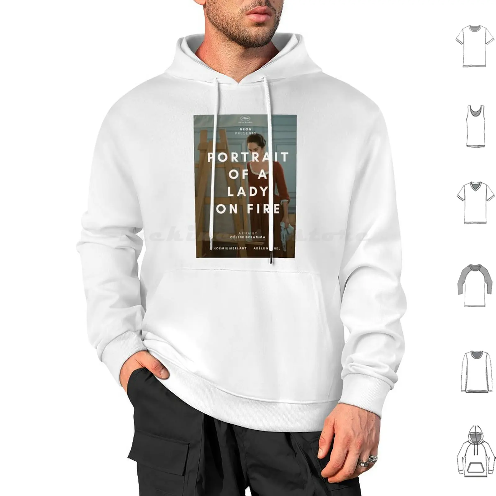 Portrait Of A Lady On Fire Alternative Poster 2 Hoodies Long Sleeve Poalof Portrait Of A Lady On Fire Portrait Film