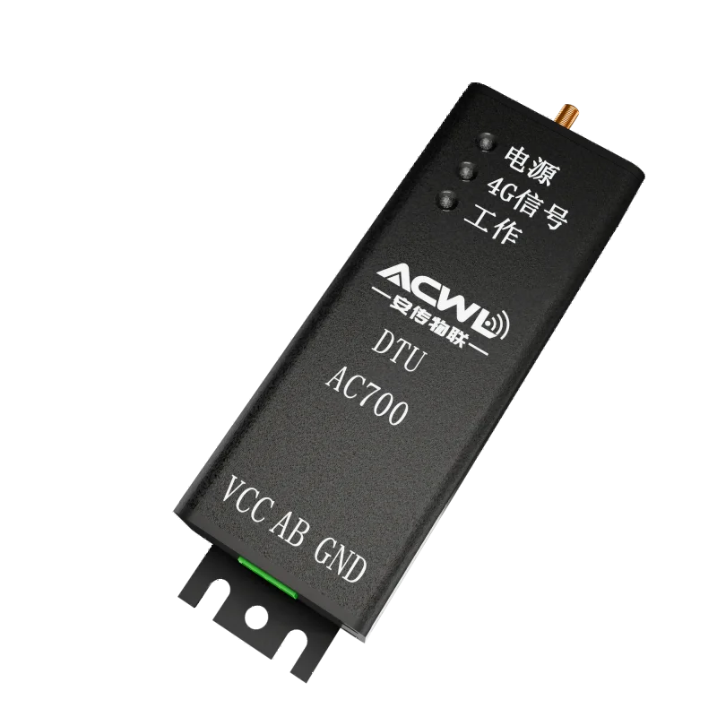 

AC700 Industrial Grade 4GDTU Transparent Transmission RS485/232/TTL Interface Gateway Wireless Long Distance Data Transmission
