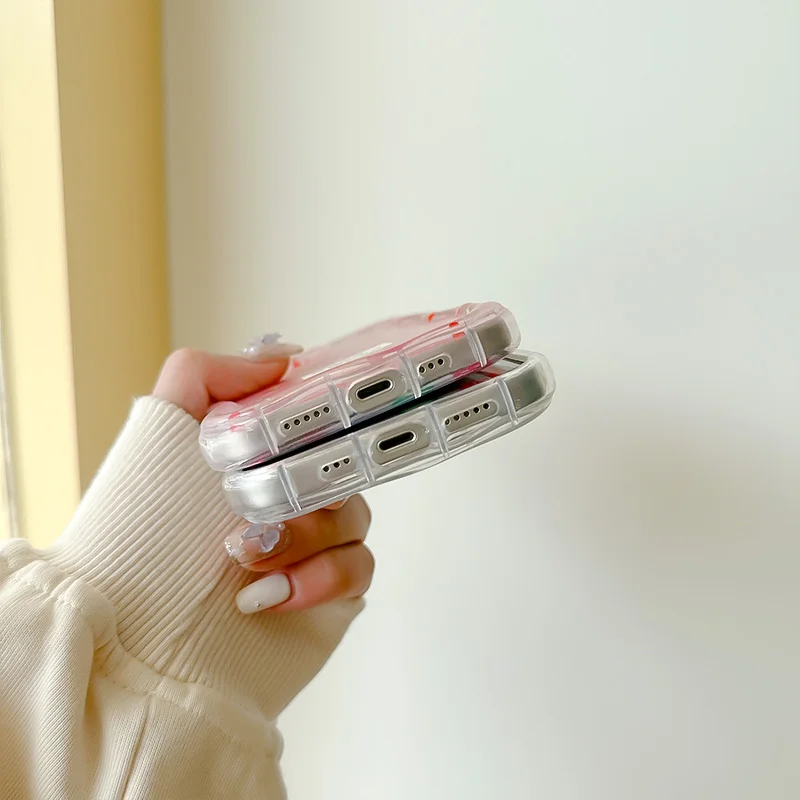 Case For Huawei P40 Lite 5G Nova 5T 11 7 9 10 SE P30 Mate 30 40 Pro 3D Wavy Curved Edge Soft Clear TPU Flower Cases Cover Capa