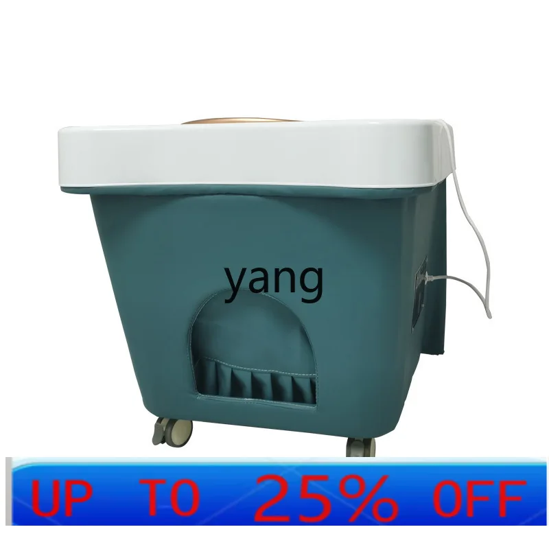 

LMM Movable Shampoo Basin Health Center Supporting Household Fumigation Water Circulation Head Therapy Machine