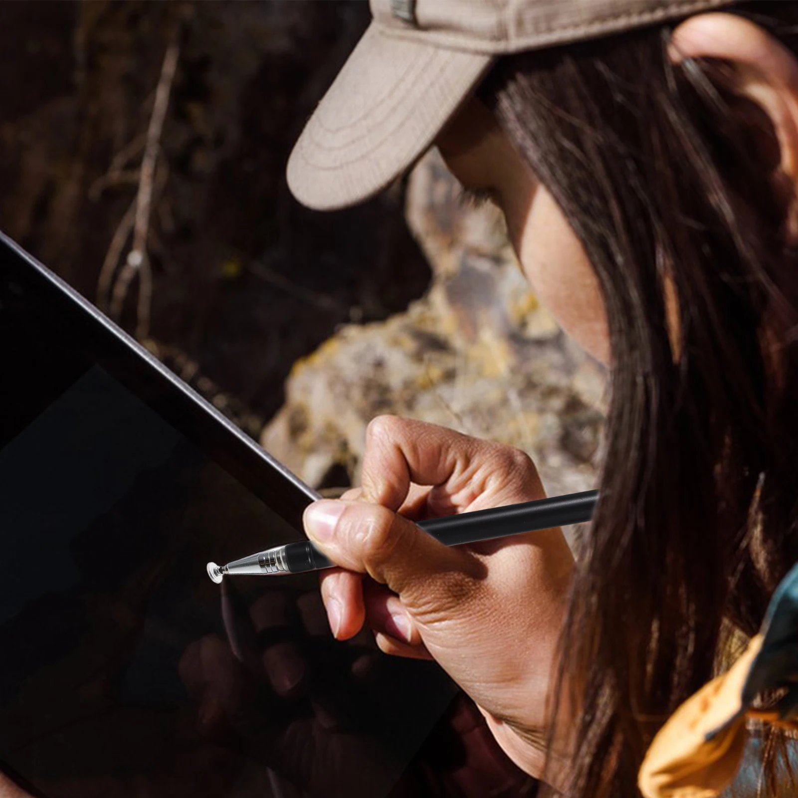 

Touch Screen Pen 40cm Extendable Universal Capacitive Tablet Precision Writing Phone Capacitive Stylus Pencil