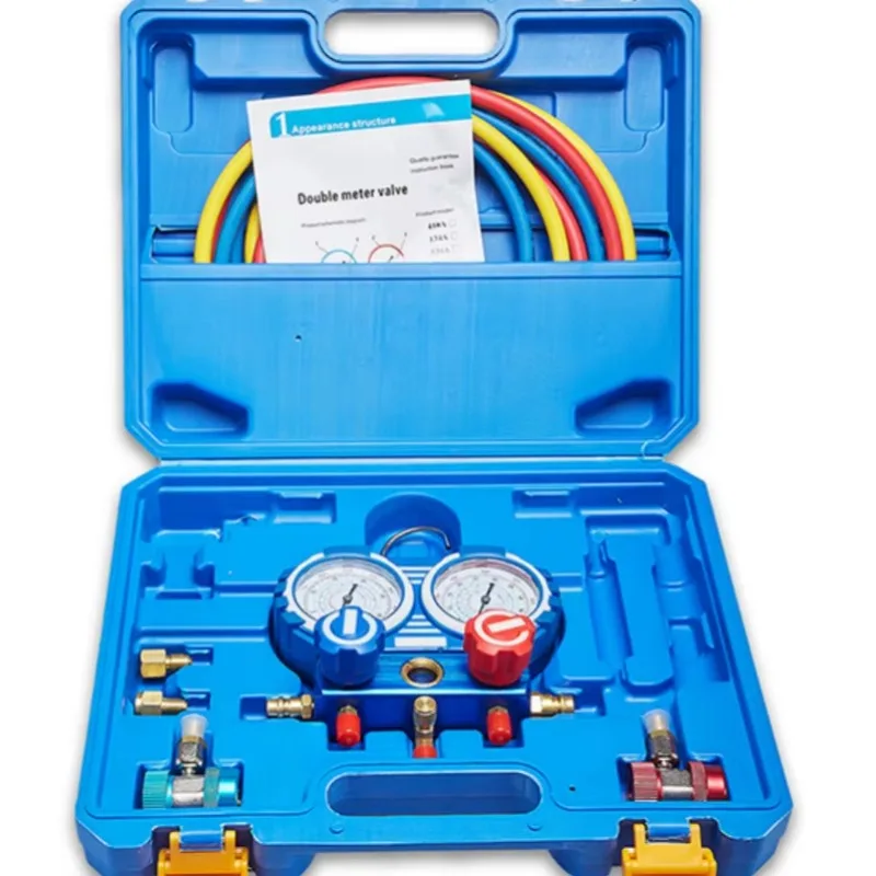 

Pressure Gage R410AR134AR22 Auto Refrigeration Digital Refrigerant Gauge Sets