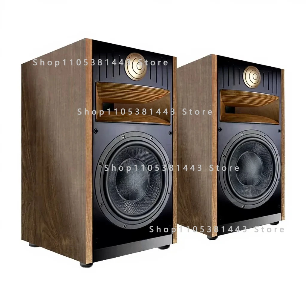Case Passive None-Battery Lossless for Home Theater Best Sound Home Audio HIFI Speaker Bookshelf  Wooden Speakers