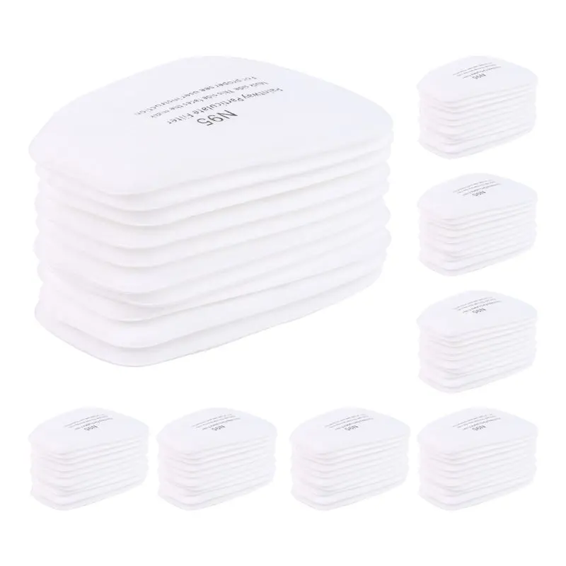 AB11-Respirator Filter Cartridges 5N11 For 6200, 6502 7502,Series For Dust-Proof For Dust& Torch Cutting- 80 PCS Use Cartridge M