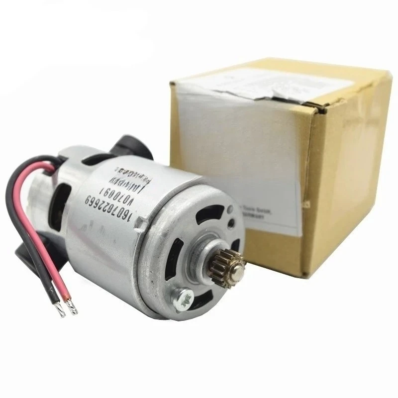 160702266N 1607022669 Motor, 18V 16 Teeth DC Engine Replacement for Power Drill