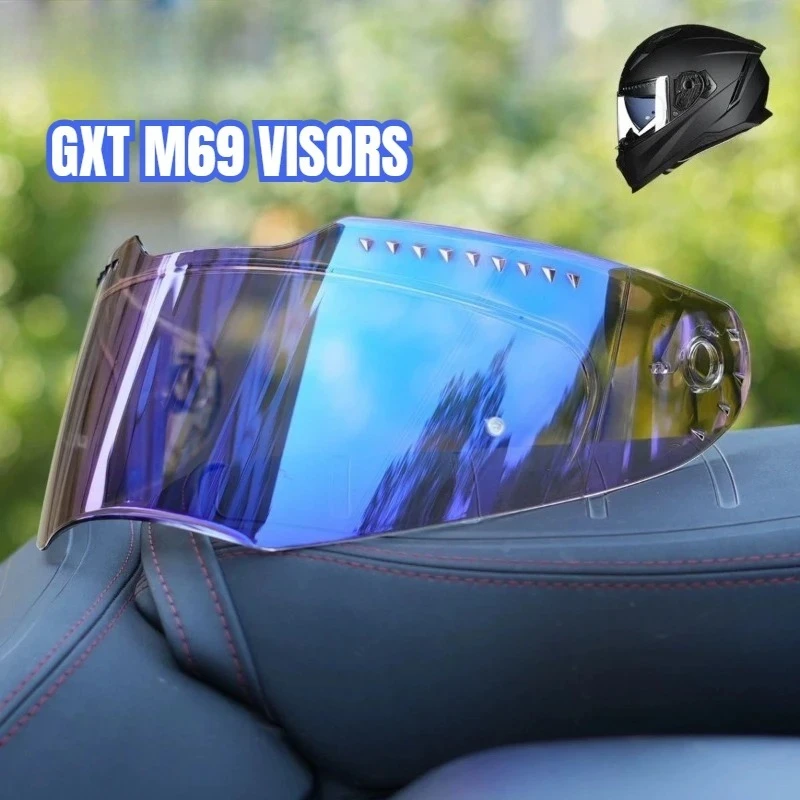 Motorcycle Full Face Helmet Visor Motocross Racing Helmet Visors One size JUST fit for GXT M69
