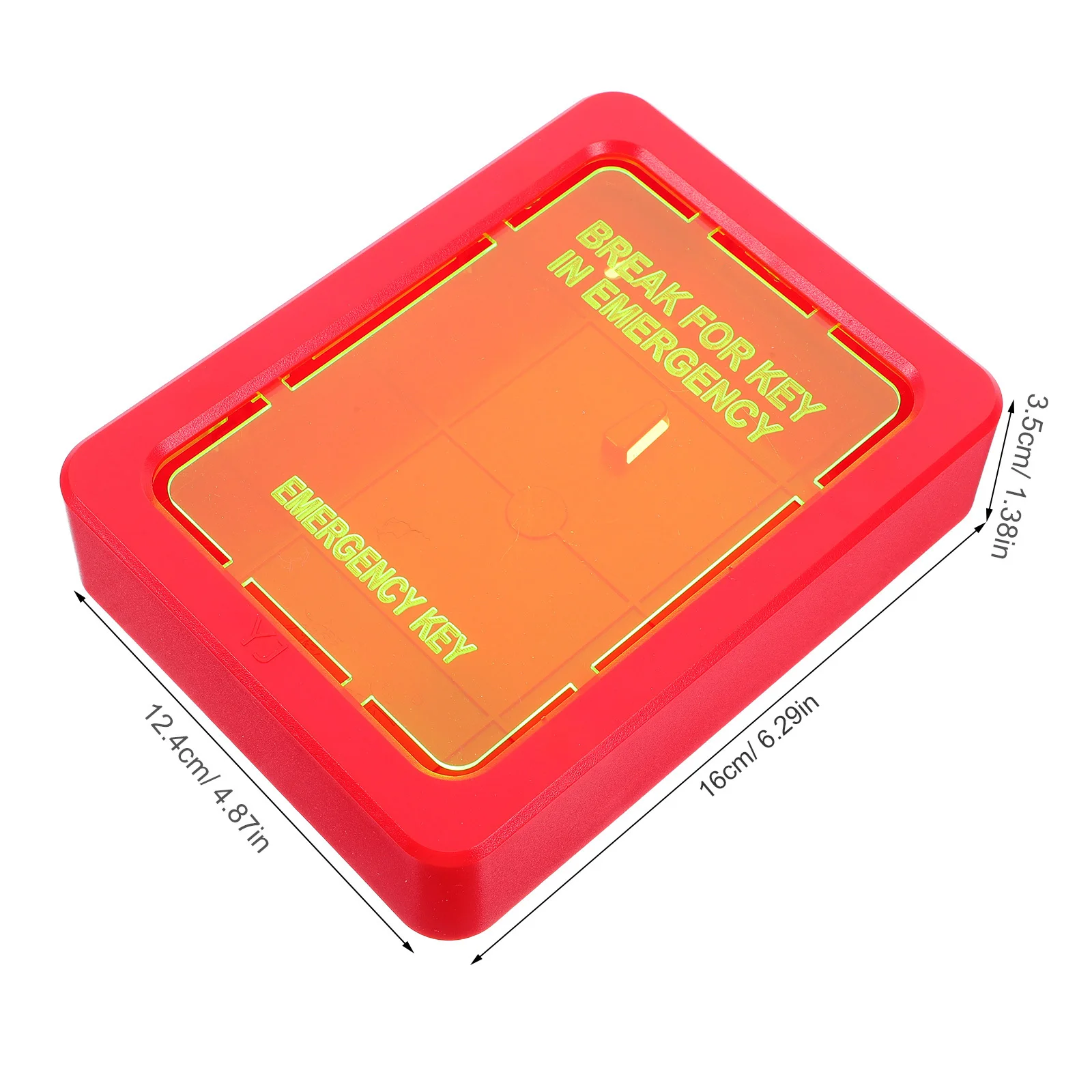 1Set Emergency Key Lock Box Wall Mounted Fireproof Door Key Holder Compact Design Security Storage for Home Safety