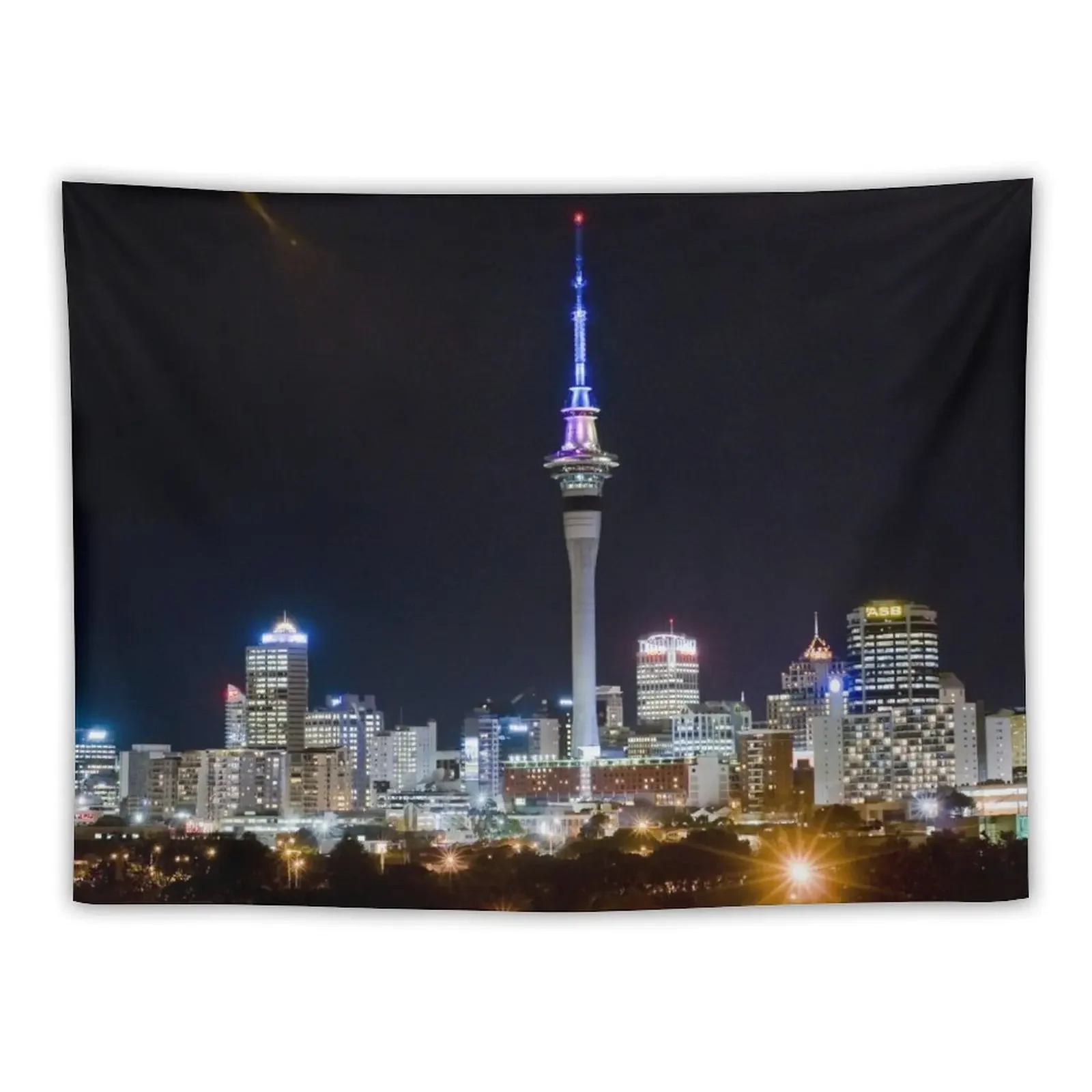 

Auckland at night Tapestry Funny Decorative Paintings Tapestry