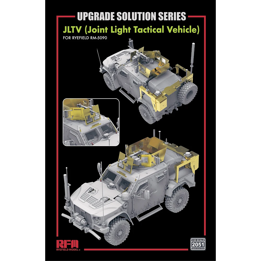 [Ryefield Model] RFM RM-2051 1/35 JLTV Joint Light Tactical Vehicle Upgrade Solution for RM-5090