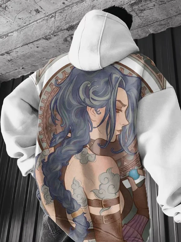 Anime Gioco Arcane Jinx 3d Stampa Felpa con cappuccio Uomo Donna Moda League of Legends Felpe con cappuccio Felpa Ragazzo Cappotto Donna Felpe Vestiti