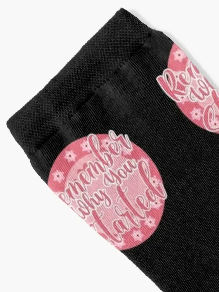 Remember Why You Started Socks warm winter new in's New year's golf Socks For Man Women's