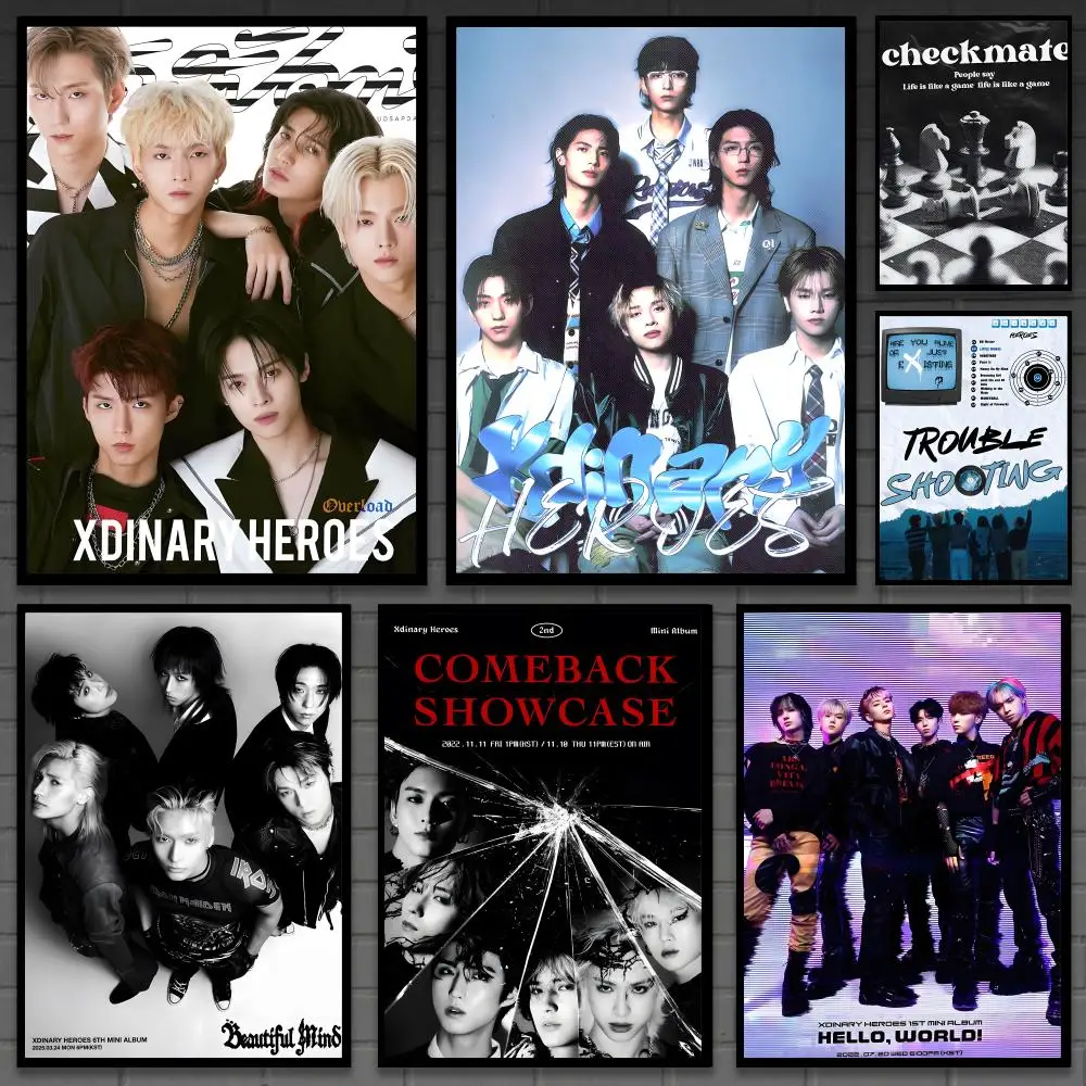 Band X-Xdinary heroes Poster Versatile HD Waterproof Wall Ar