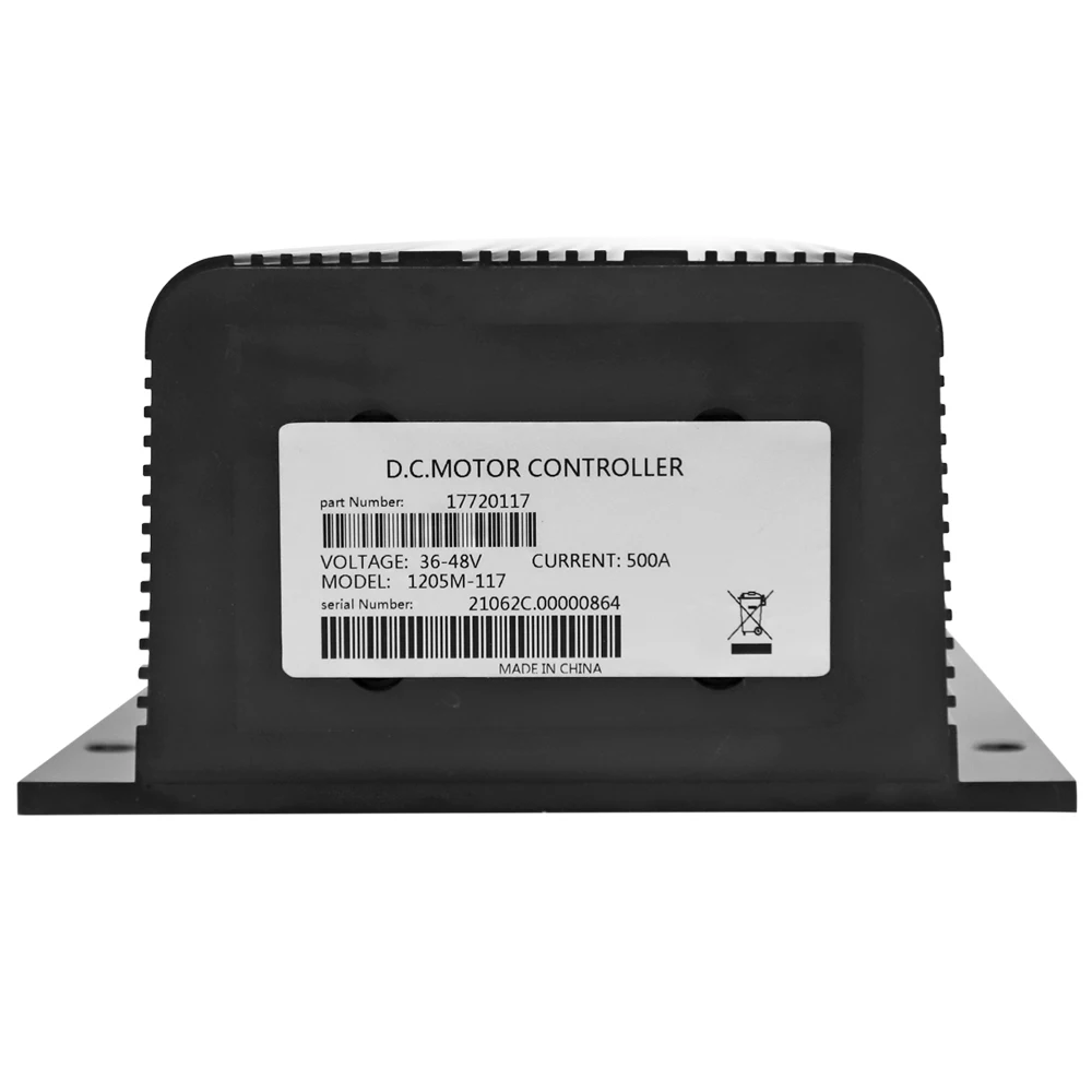 

36V 500A 0-5KΩ Golf Carts Controller Replace Curtis 1205 1204 Motor Controllers Compatible with EZGO Club Car 1205-117 1205-113