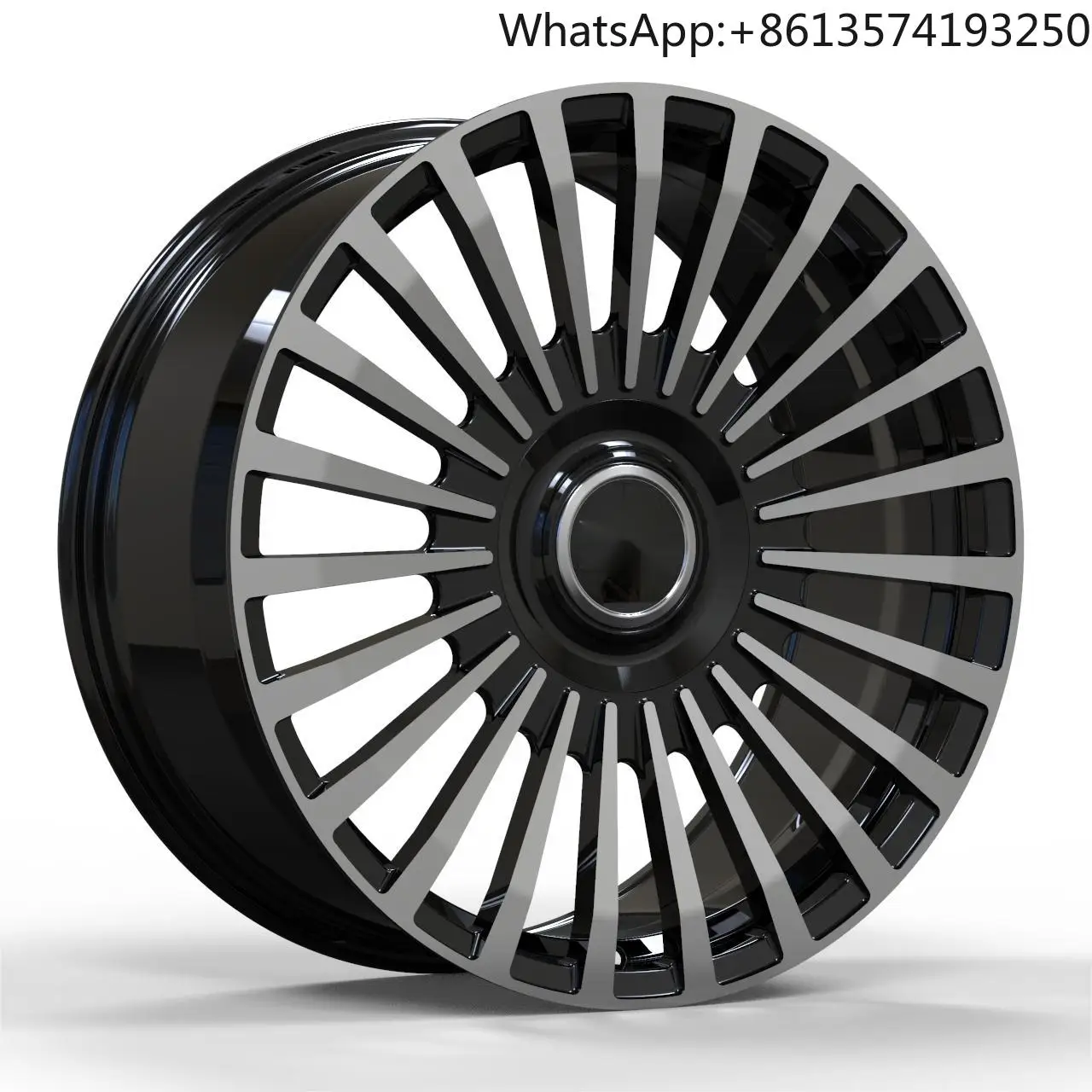 

For Multi-spoke 5x112 15 16 17 18 19-inch Black Glossy Silver Alloy Rims Passenger Car Wheels