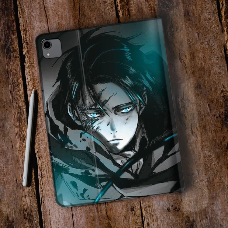 Attack on Titan Levi Ackerman Case For iPad 10.2 7th 8th Air 2 3 Mini 2 3 5 Case Luxury Silicone For iPad Air 4 iPad Pro11 Case