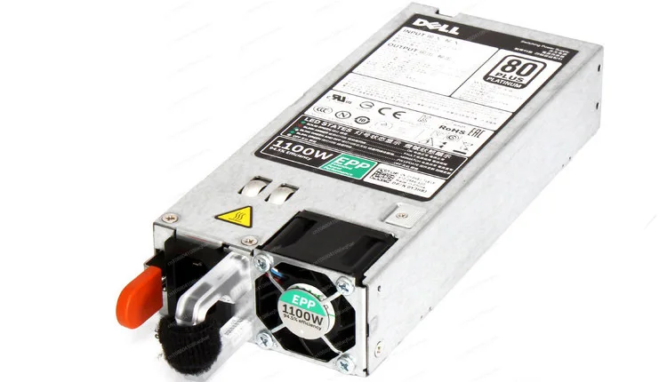 مصدر طاقة الخادم 495 وات، 750 وات، 1100 وات لـ DELL R720 R630 R730xD T630 R740 750 وات مصدر طاقة تيار متردد/تيار مستمر CWKMX D75 0E-S