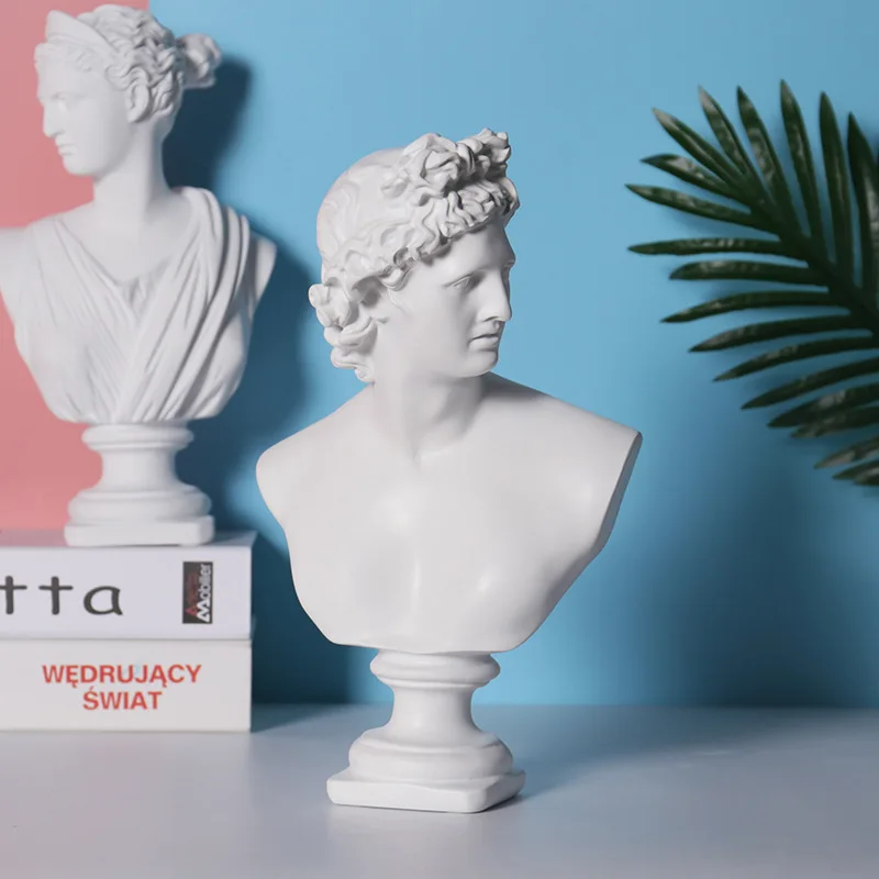 Statues, Figures, Plaster Ornaments, Harps, Ladies' Resin Jewelry, Classic Art, Home Decoration, Desk Display, Office Sculpture
