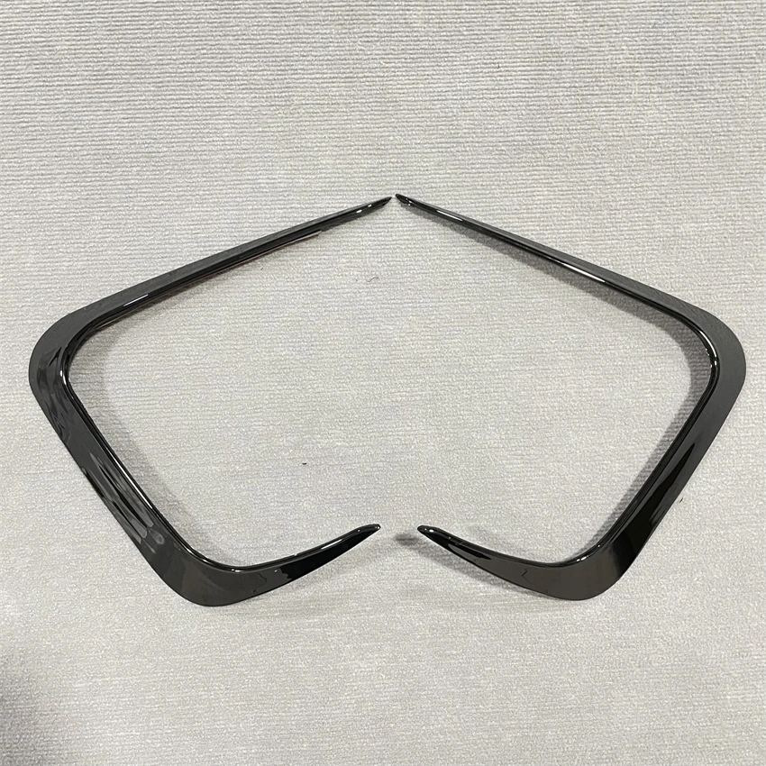 Car Front Bumper Splitter Side Spoiler Air Vent Body Kits Trim ABS Black For BMW 3 Series G20 G21 320 325 330 LCI M Sport 2023+