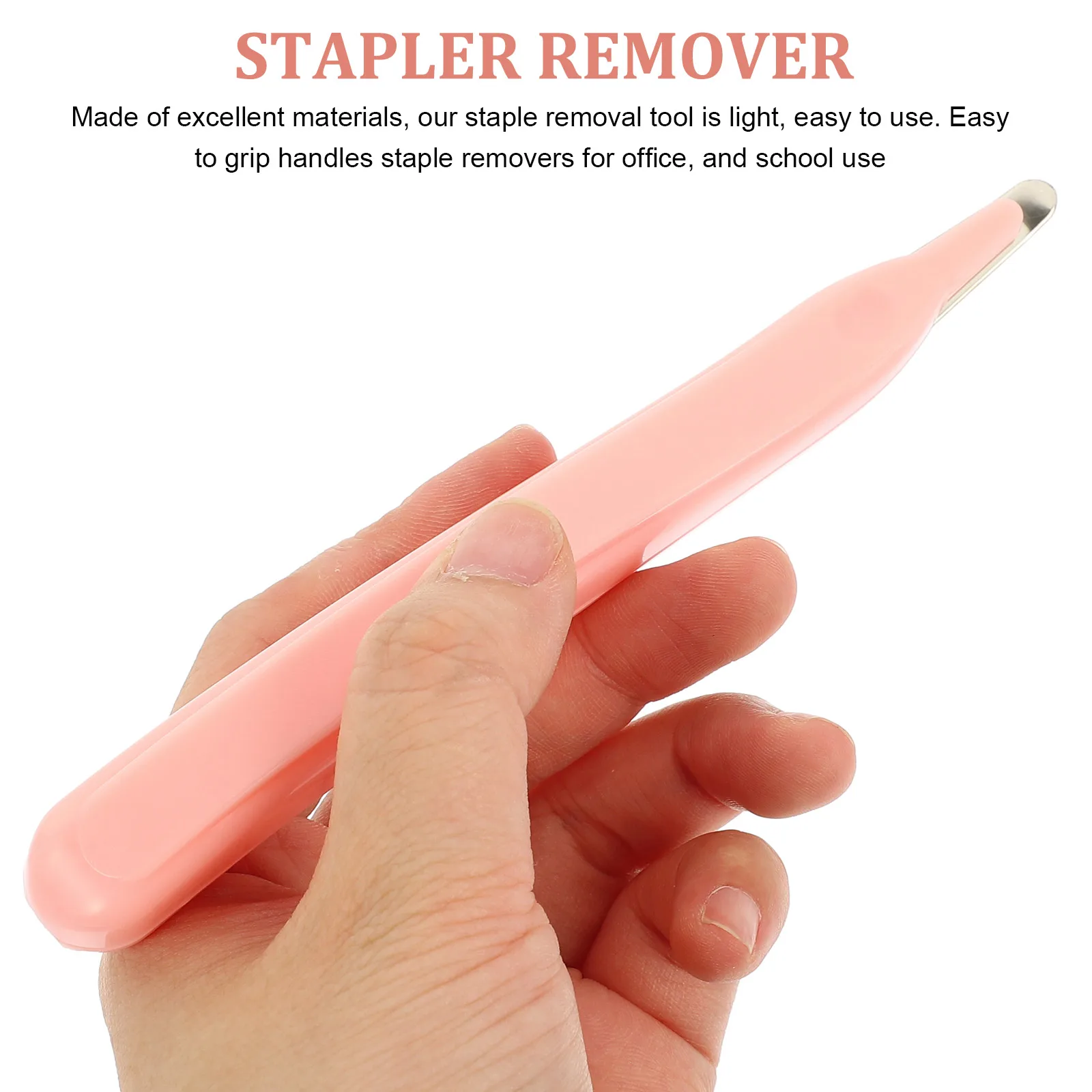 

3pcs Metal Staple Removers Remover Set Heavy Duty Curved Puller Ergonomic Office Tool Paper Clip Extractor Family Use