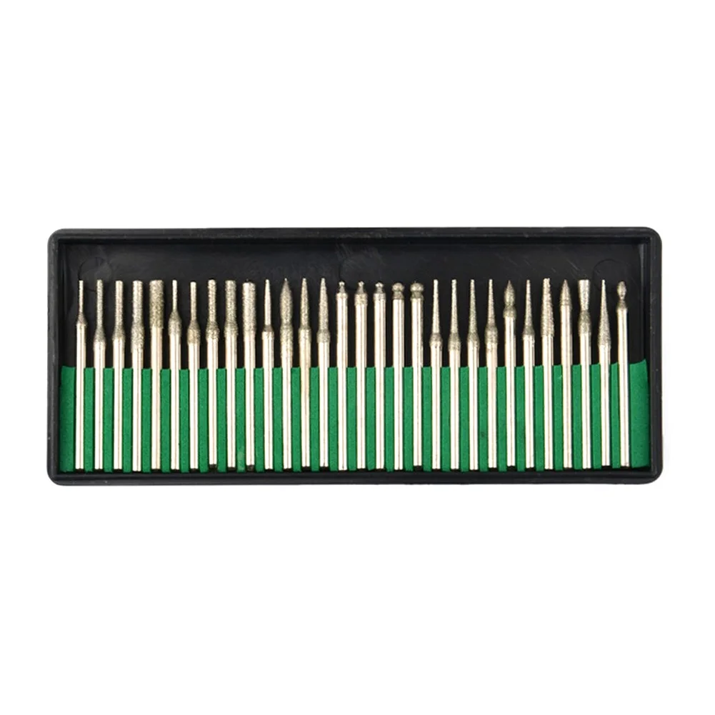 Precision Drill Bits DIY Drill Set Crafting Projects 1 Mm Tip Size 30-Piece Set Compatible For DREMEL Rotary Tools