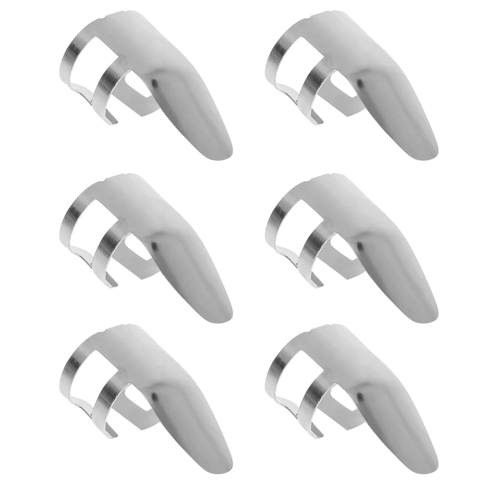 

6 Pcs Guitar Picks Electric Finger for Acoustic Picker Banjo Steel Protectors Players Items