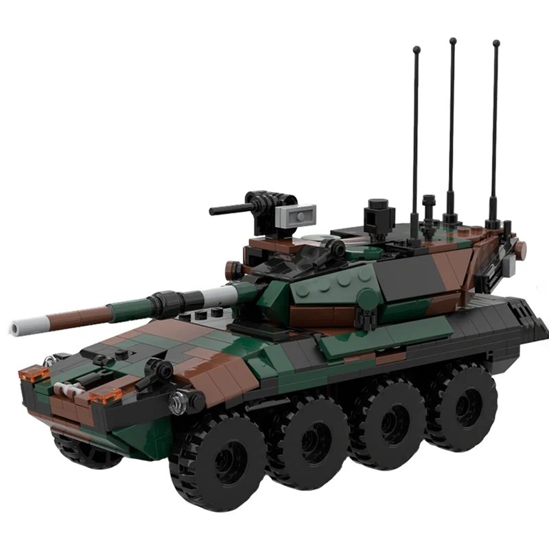 680 pièces MOC Centauro 2 : Blocs de construction système, modèle 3D créatif à assembler, collection DIY, artisanat, éducation artistique, anniversaire