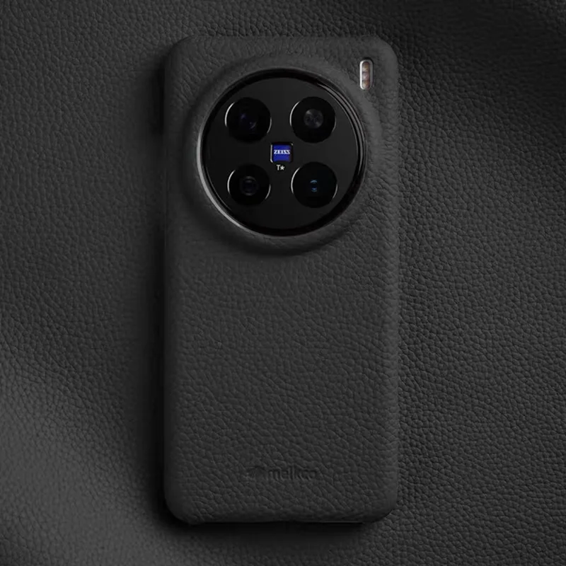 Melkco Premium Genuine Leather Case For VIVO X200 Ultra X200 Pro Mini X100 Ultra X100SPro W Camera Lens Protector Cowhide Cover - Image 3