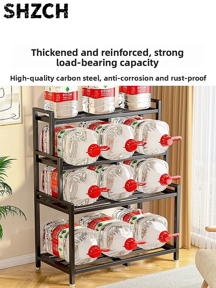 Indoor Multi-Layer Iron Flower Pot Stand Succulent Plant Holder Simple Metal Rack