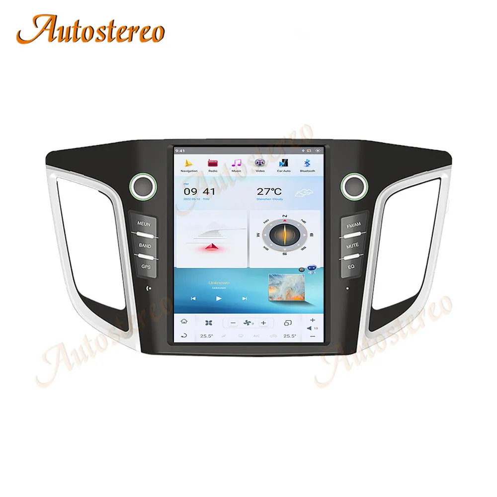 Android 13 Carplay Car GPS Navigation Auto Radio Tape Recorder For HYUNDAI IX25/HYUNDAI CRETA  Auto Stereo Head Unit Multimedia