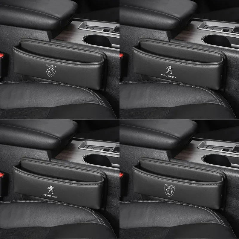 

Multifunction Car Seat Gap Organizer Seat Crevice Slot Storage Box for Peugeot GT 408 4008 308 3008 Rifter 5008 508 2008 208 301