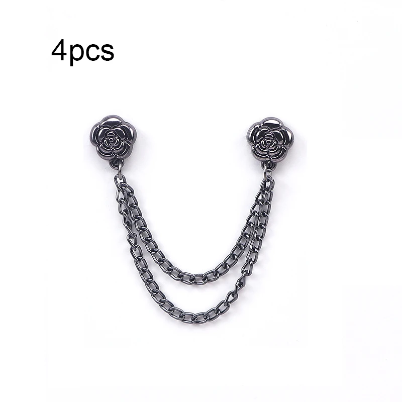 4/6 stuks magnetische kettinggesp - verstelbare kledingvertrapment magnetische sluiting, geschikt voor broeken, jurken, jassen - kleding