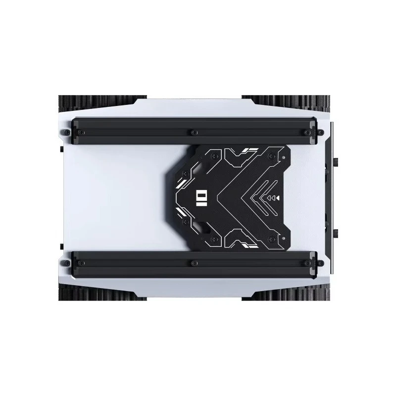 4WD Modular Chassis Kit, Compact 1-4 Wheel Hub Motor, Universal Robot Building Platform Multi-controller Compatible