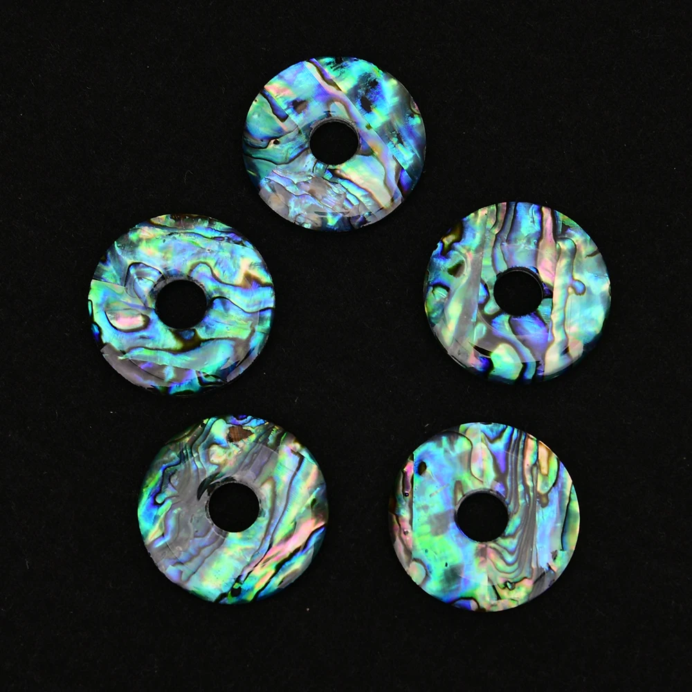 

APDGG 5 шт., натуральные бусины из ракушек морского ушка, круглые бусины, аксессуары для изготовления ювелирных изделий