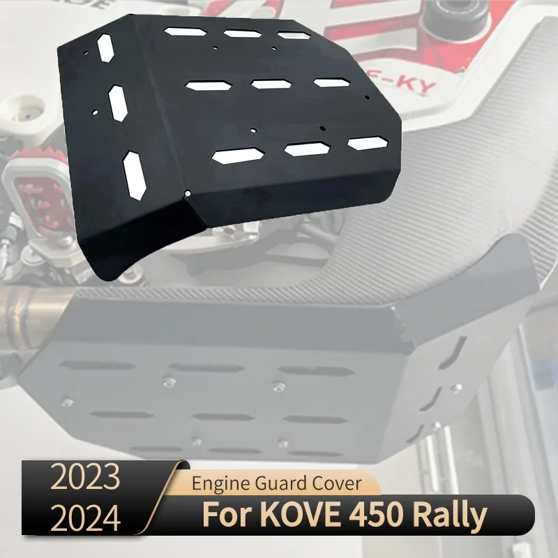 

For Colove 450Rally 2023 2024 Motorcycle Engine Guard Cover Chassis Protection Pan Skid Plate Crash Protector KOVE 450 Rally