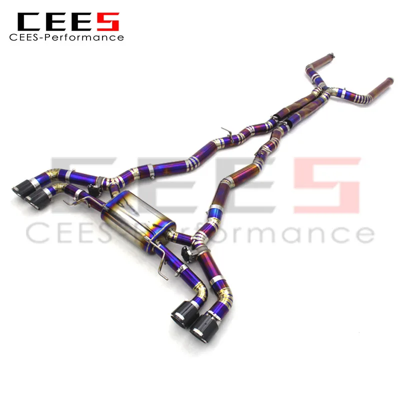 CEES Titanium Tuning Exhaust For BMW M850 M850i G16 G14 G15 4.4TT 2020-2023 Escape Exhaust Pipe Muffler Car Exhaust System