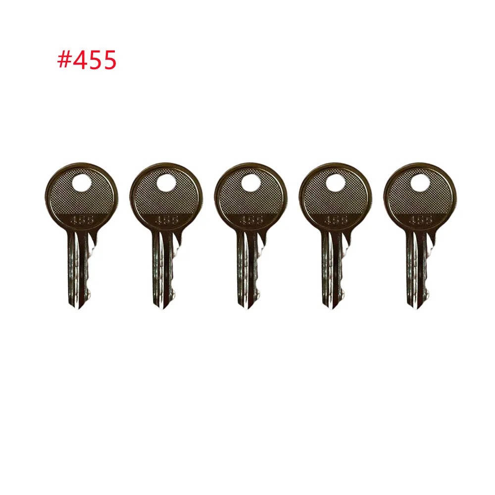 5pc Ignition Keys 455 key 104466 for Skyjack Genie JLG Snorkel Baco Parts