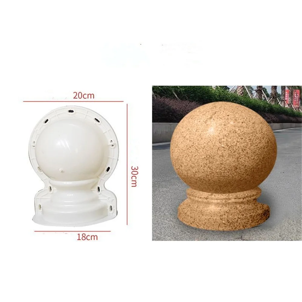 

European Style Feng Shui Balls Cement Mold Roman Architecture Decoration Animals for Garden House Concrete Molds Gardening