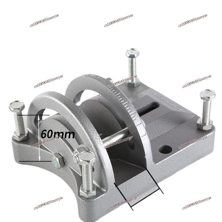 

Desktop water drill bracket base fixed shelf aluminum baseplate adjustable angle