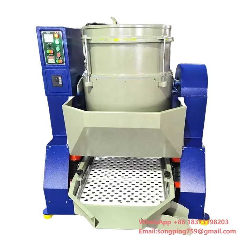 KYY Flow Type Polishing Grinding Machine with Separator, Zipper Slider Polishing Vibrator Grinder, Zipper Making Machine