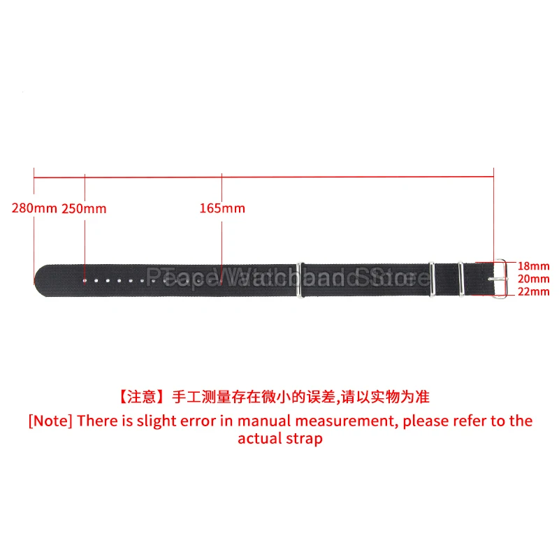 For Rolex Longines Breitling Citizen Tissot 18 20 22mm Blue Gray Pit-Embossed Nylon Watchband Dedicated Clasp Abrasion-Resistant