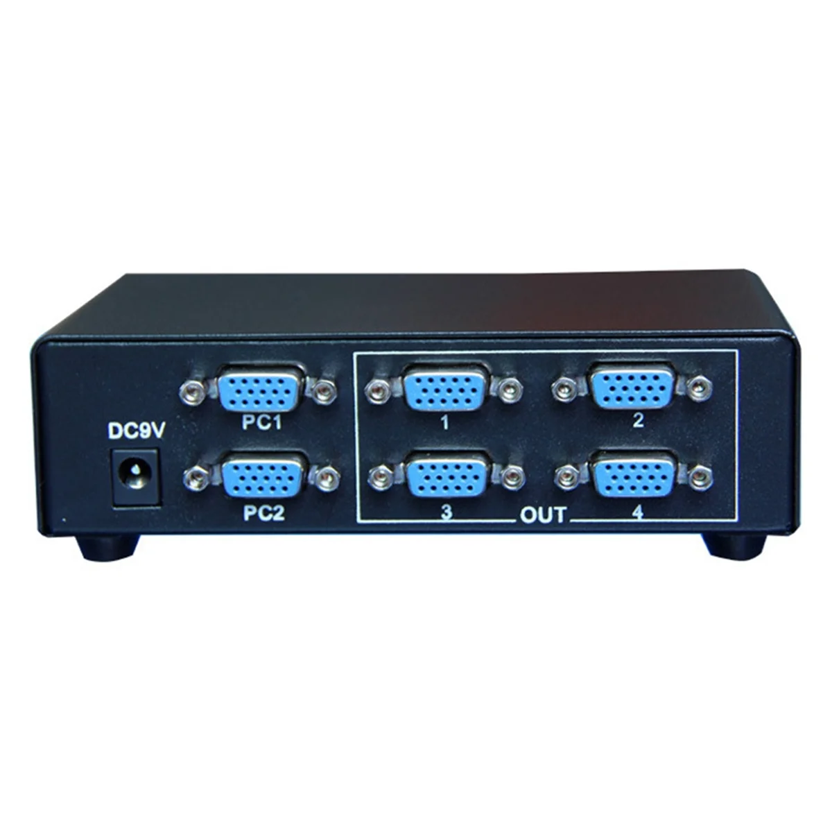 تقنية جديدة 2 في 4 خارج VGA الفاصل الجلاد توزيع ألعاب الفيديو 350 ميجا هرتز دعم 1920x1440 مع جهاز التحكم عن بعد بالأشعة تحت الحمراء الاتحاد الأوروبي التوصيل