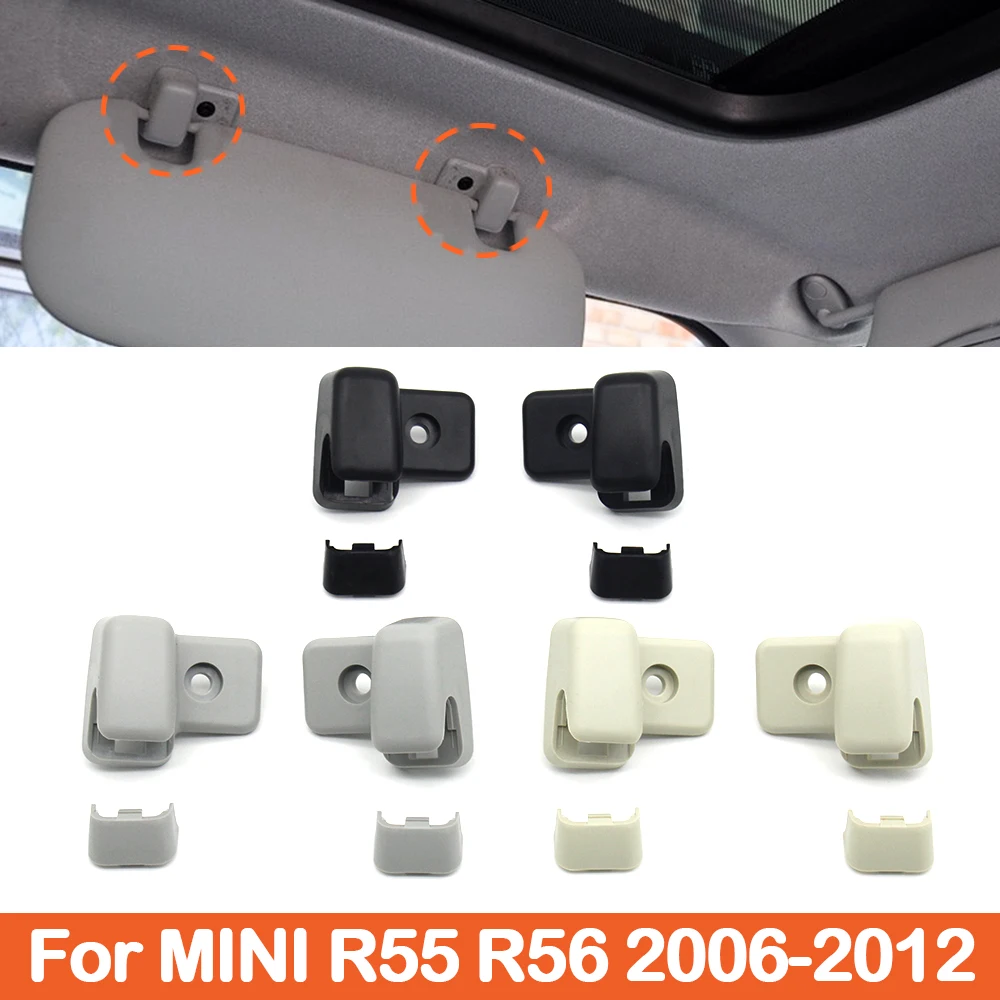 

Interior Car Roof Driver Seat Side Sunvisor Sun Visor Shield Fixed Clip Buckle Hook For BMW Mini Cooper R55 R56 R60 2007-2014