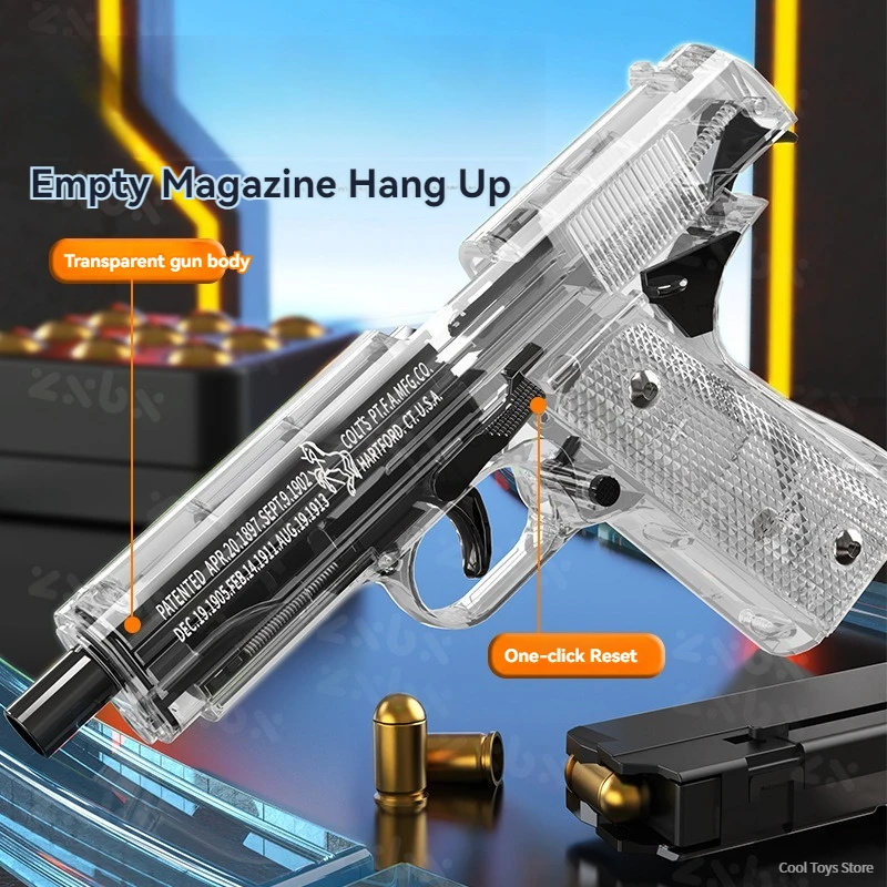Transparent A Gun: The Ultimate Realistic Toy Pistol for Outdoor