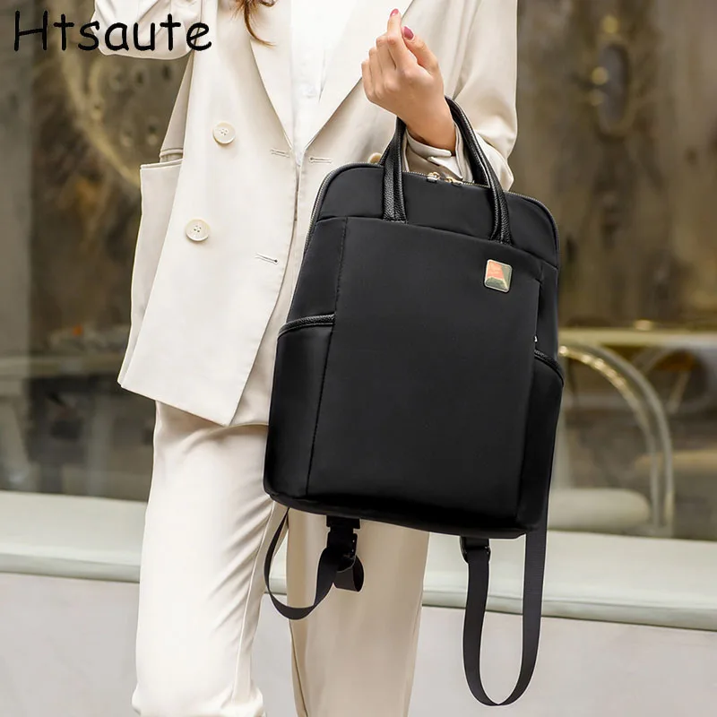 

2 Styles Backpacks Women Summer Student's Crossbody Bags Lightweight Foldable Oxford Waterproof Backpack Handheld Casual Purse