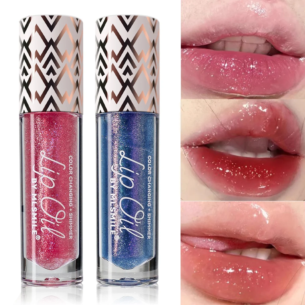 Parelwitte Glitter Lipgloss Kleurrijke Hydraterende Kristal Jelly Lippenstift Glitter Glitter Waterdichte Langdurige Lippen Vrouwen Make-Up